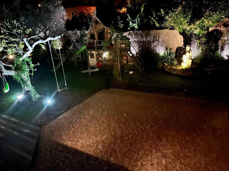 Villa Exotica Et Belle Cabane En Bois Ideal Famille Roquefort-les-Pins Luaran gambar